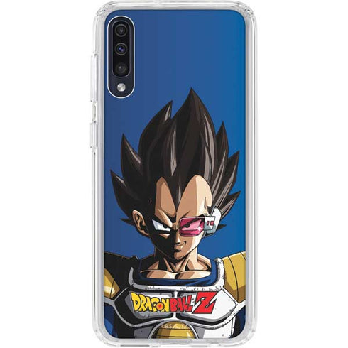 Dragon Ball Z Vegeta Portrait Galaxy A50 Clear Case